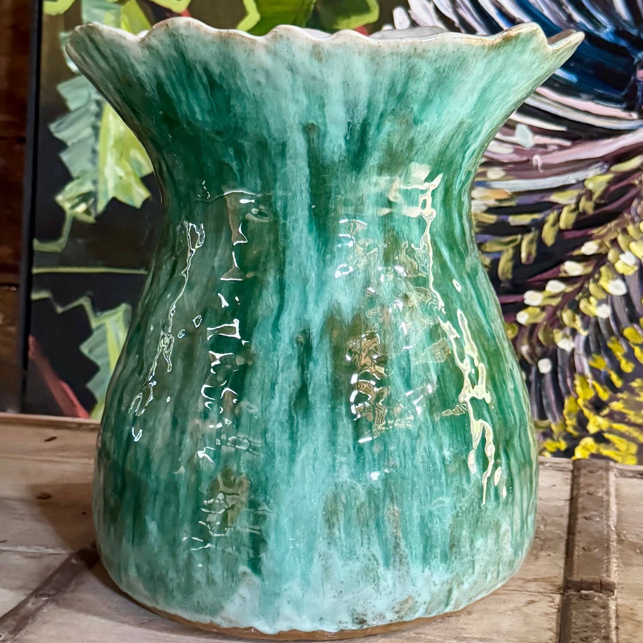 Glazed Ceramic Large Vessel