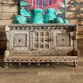 Carved Indian Dowry Cabinet