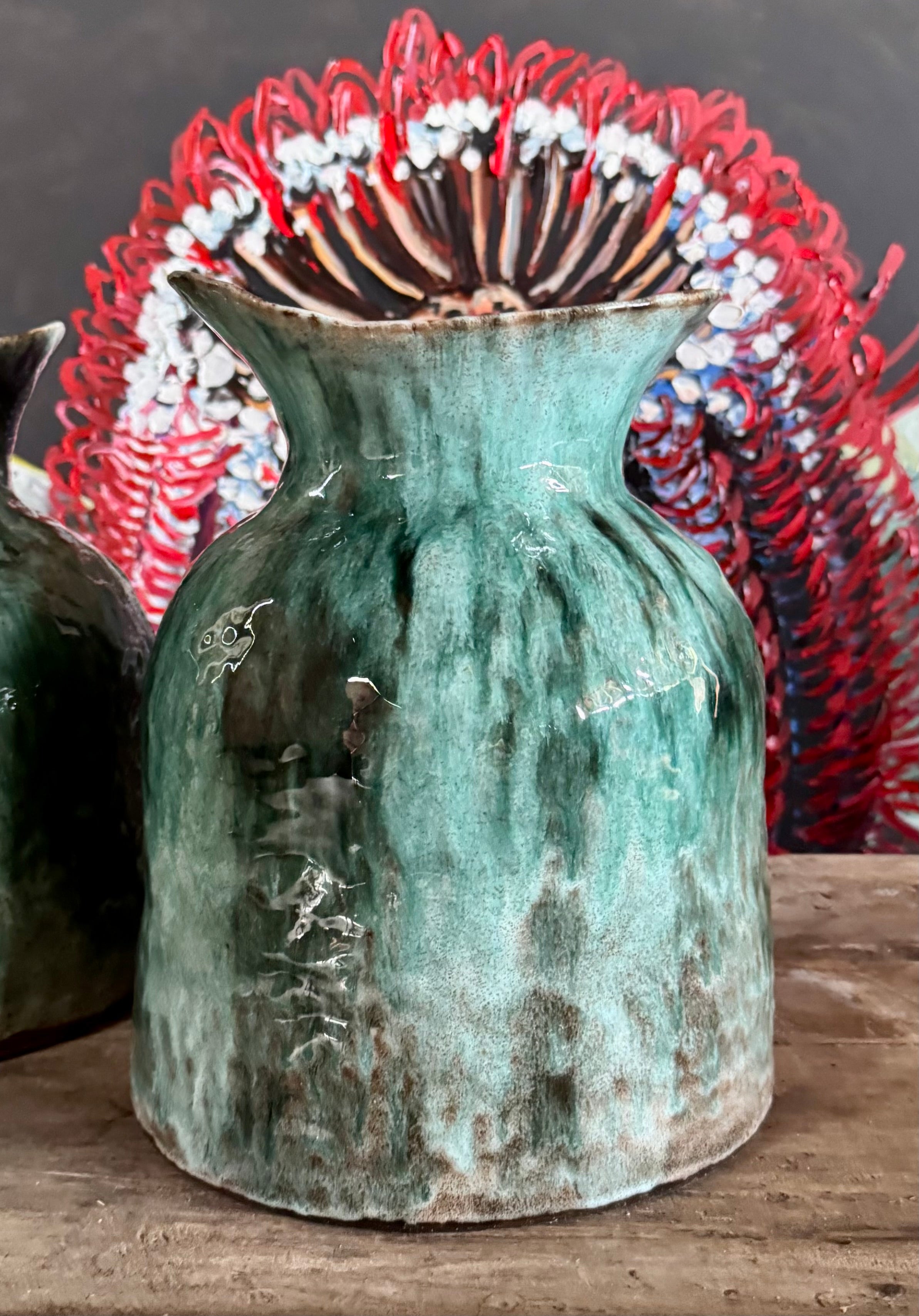 Glazed Ceramic Large Vessel