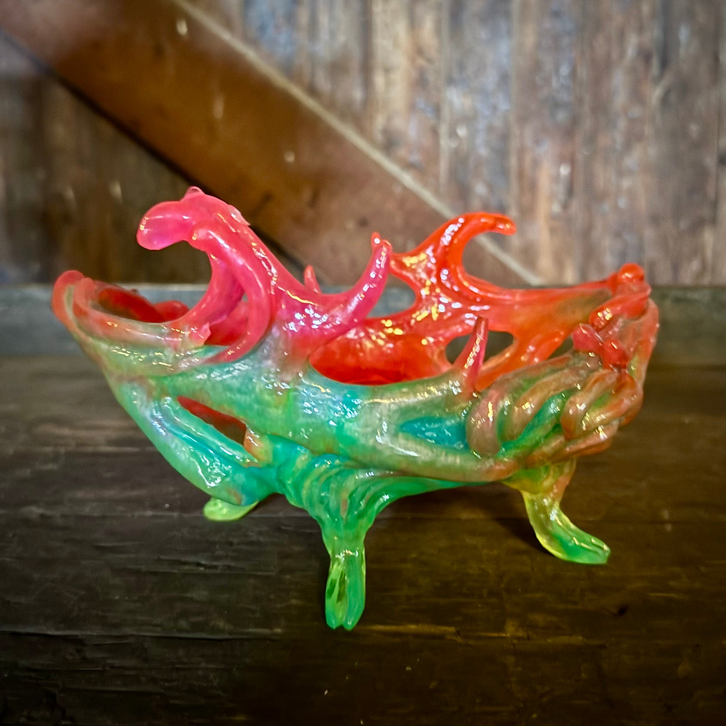 Swirling Antler Bowl