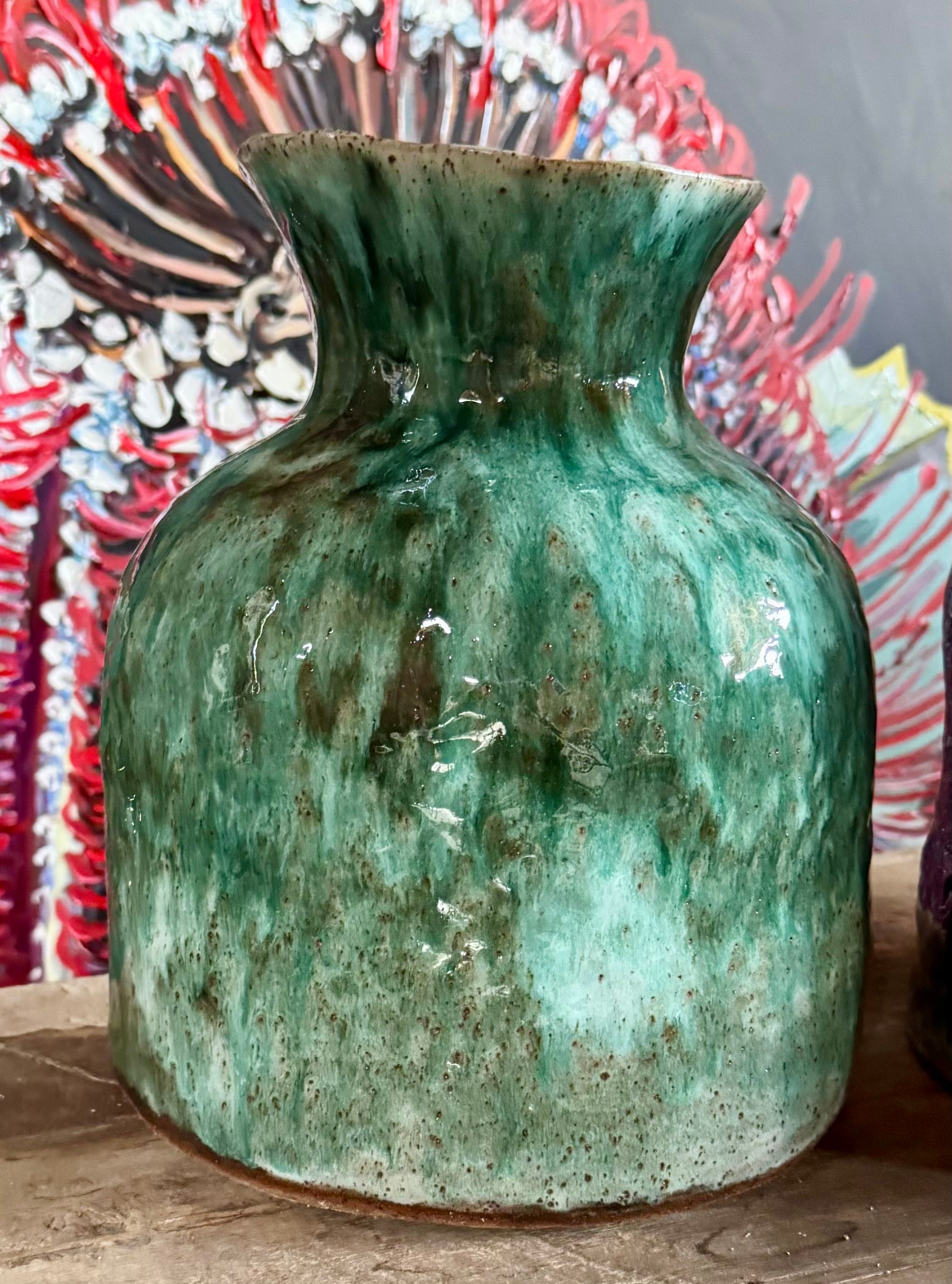 Glazed Ceramic Large Vessel